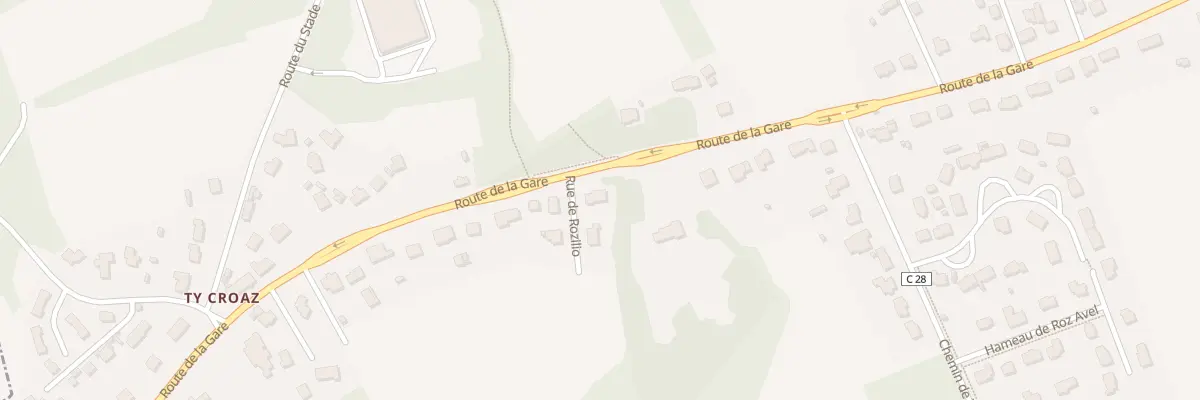 Plan du 1 Rue de Rozilio à Dirinon