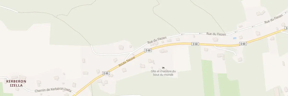 Plan du 92 Gorreker à Landévennec