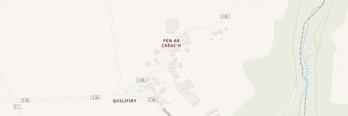 Plan du 26 Quilifiry à Trégarantec