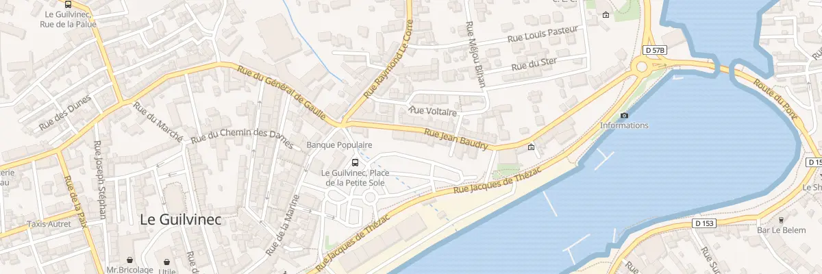 Plan du 18 Rue Jean Baudry à Guilvinec