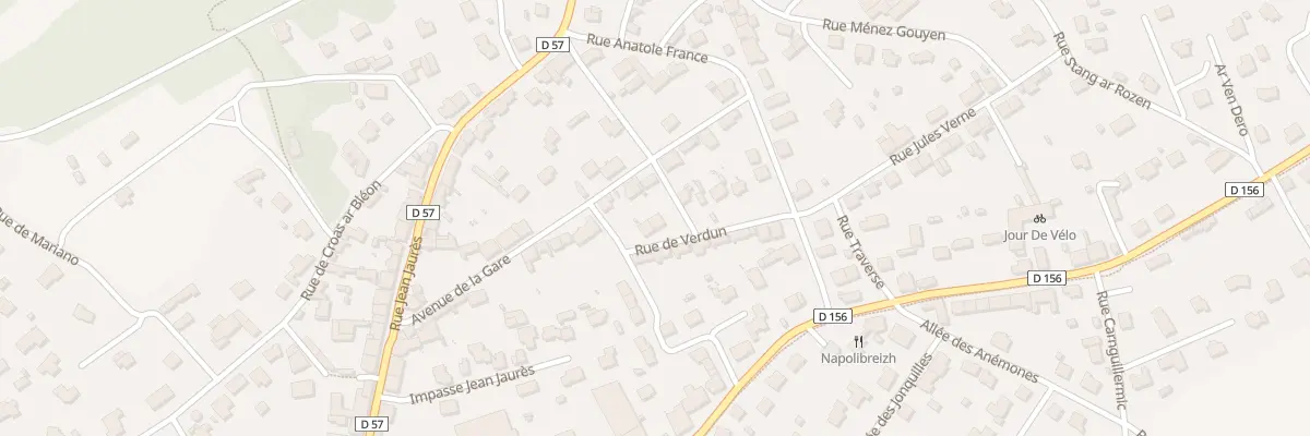 Plan du 5 Rue de Verdun à Plonéour-Lanvern