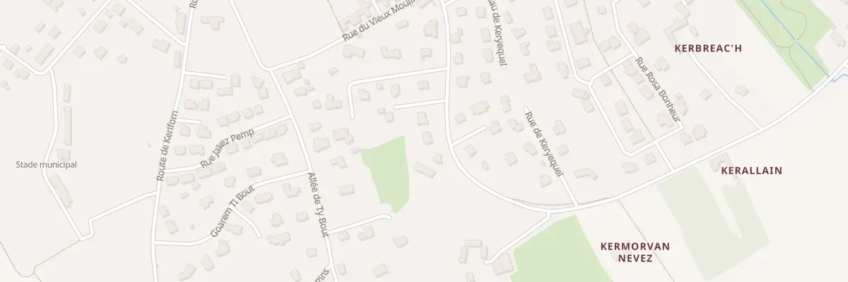 Plan du 18 Rue de Kéryéquel à Plonéour-Lanvern