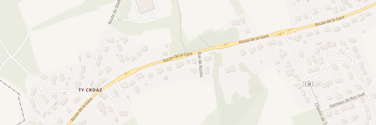 Plan du 2B Rue de Rozilio à Dirinon