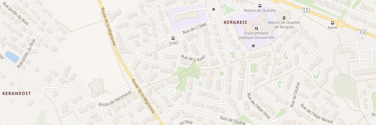 Plan du 145 Rue de l’Aven à Landerneau