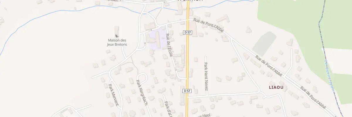 Plan du 39 Rue de l’Ecole à Saint-Jean-Trolimon