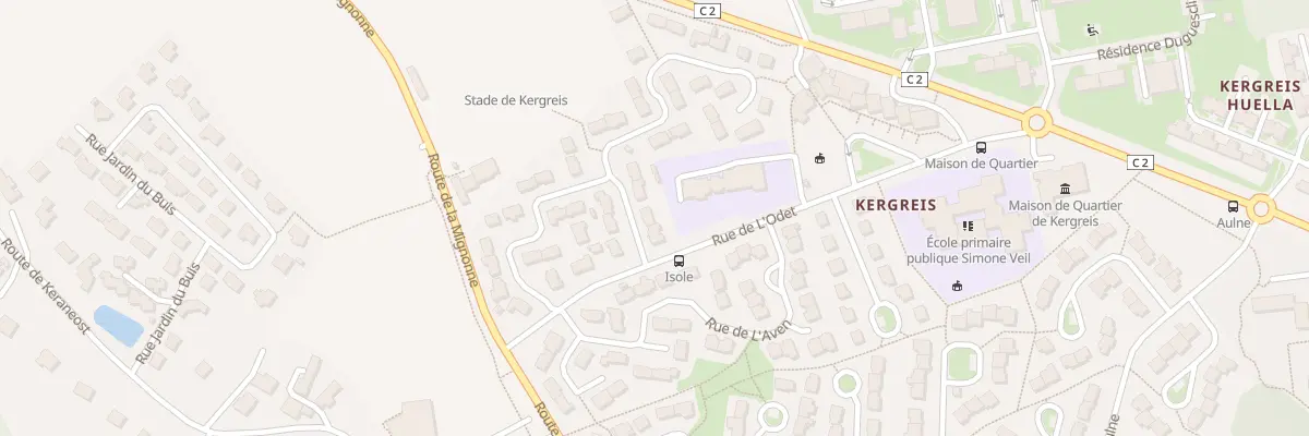 Plan du 20 Rue de l’Isole à Landerneau