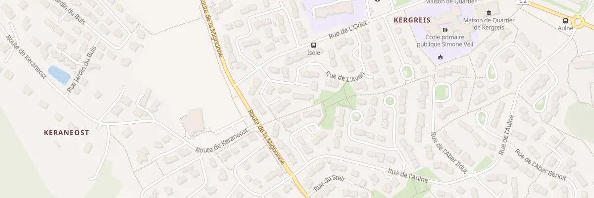 Plan du 275 Rue de l’Aven à Landerneau
