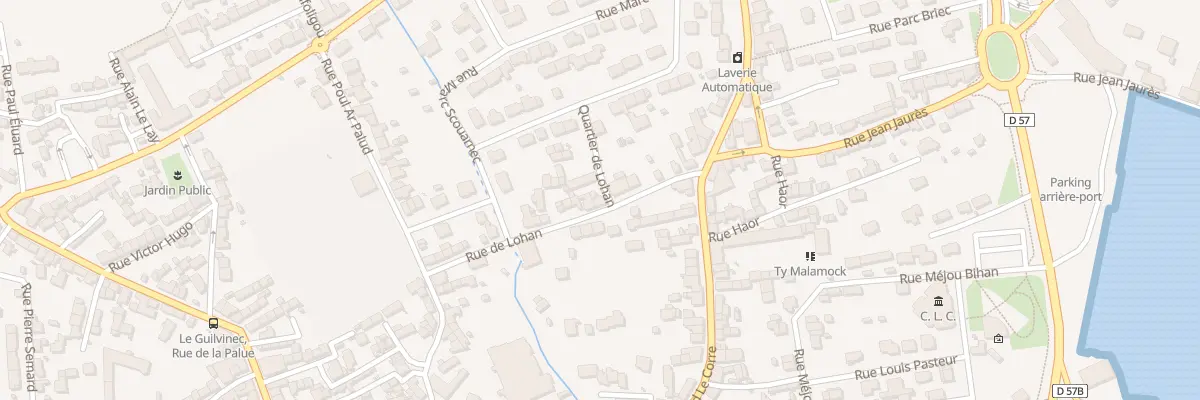 Plan du 16 Rue de Lohan à Guilvinec