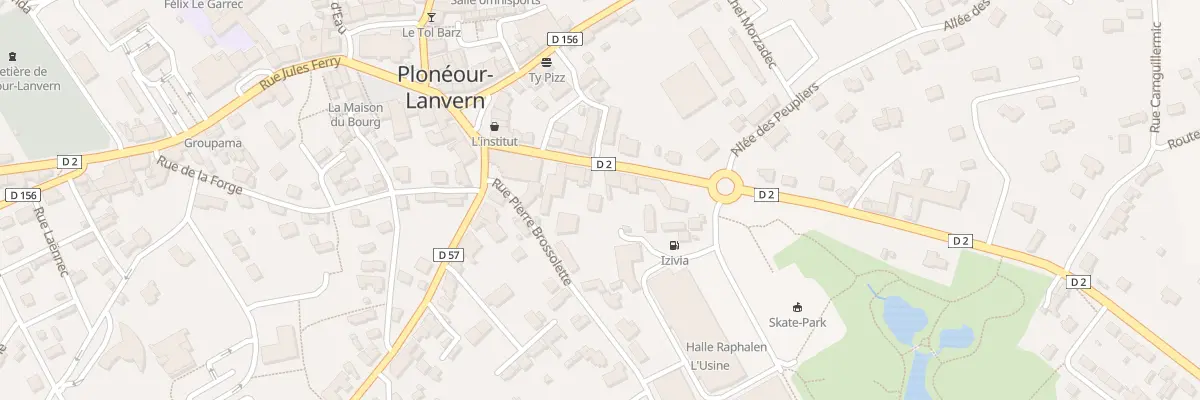 Plan du 10B Rue René le Berre à Plonéour-Lanvern