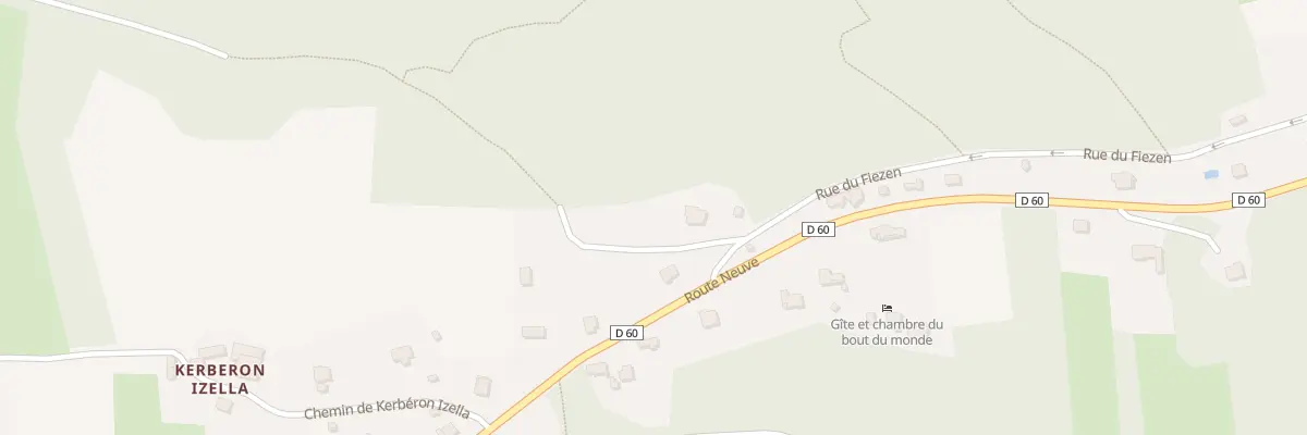 Plan du 890 Rue du Fiezen à Landévennec