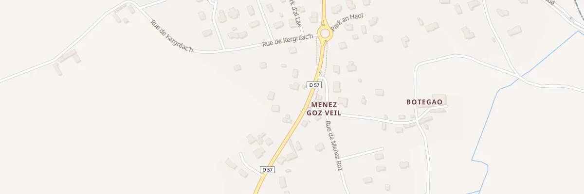 Plan du 5 Vc Hent Braz Ploeur à Saint-Jean-Trolimon