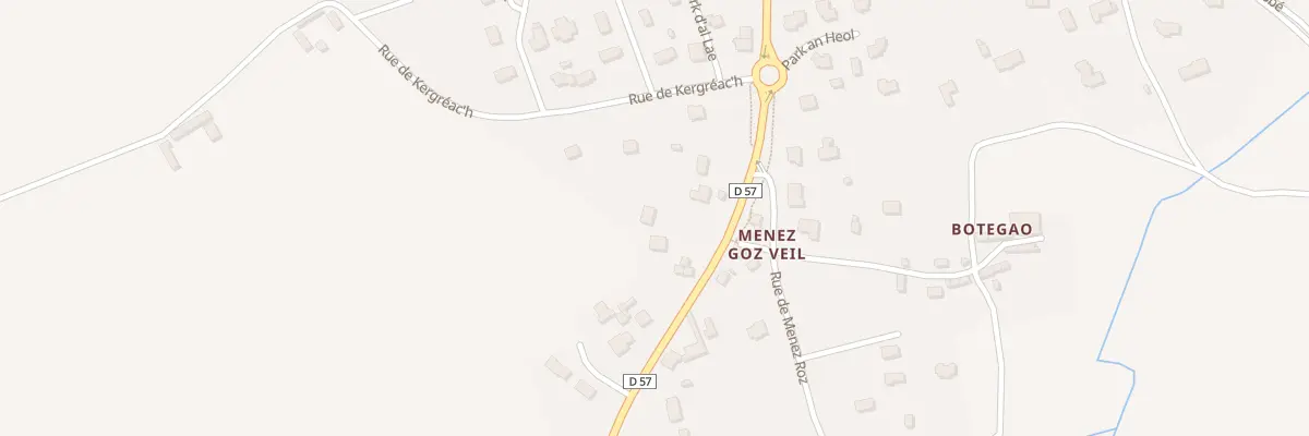 Plan du 7 Vc Hent Braz Ploeur à Saint-Jean-Trolimon