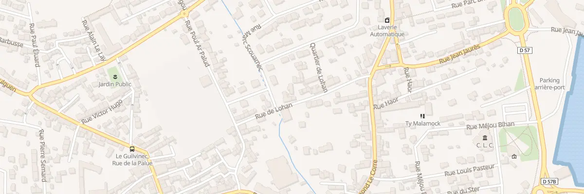 Plan du 30 Rue de Lohan à Guilvinec