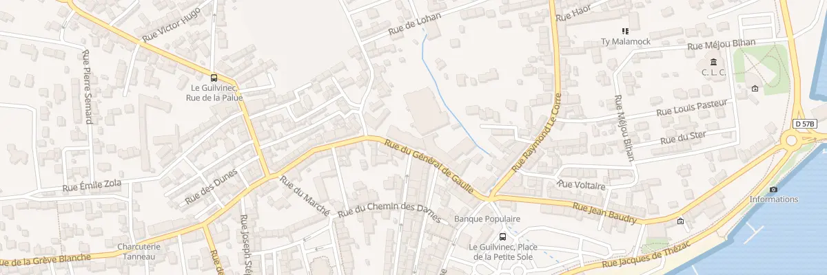 Plan du 16 Rue du Général de Gaulle à Guilvinec