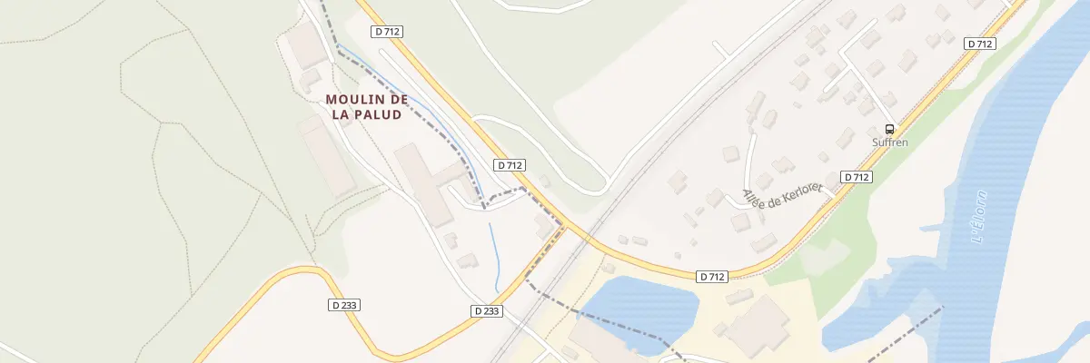 Plan du 162 Rue Hervé de Guébriant à Landerneau