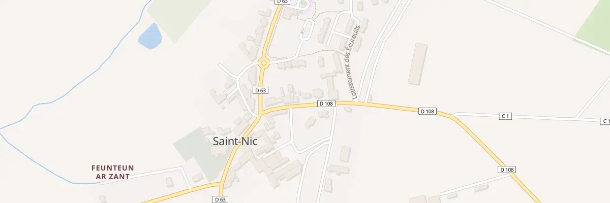 Plan du 10 Rue du Menez-hom à Saint-Nic