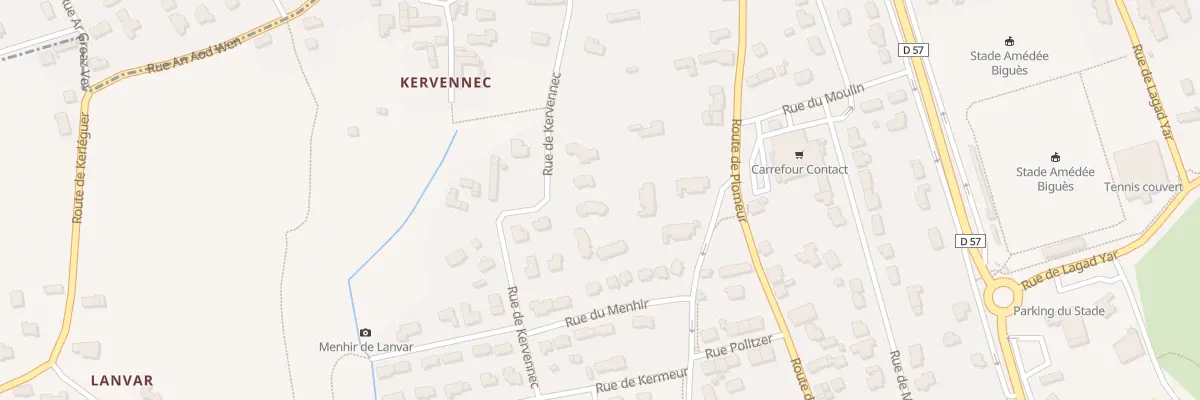 Plan du 21 All de Kergoz à Guilvinec