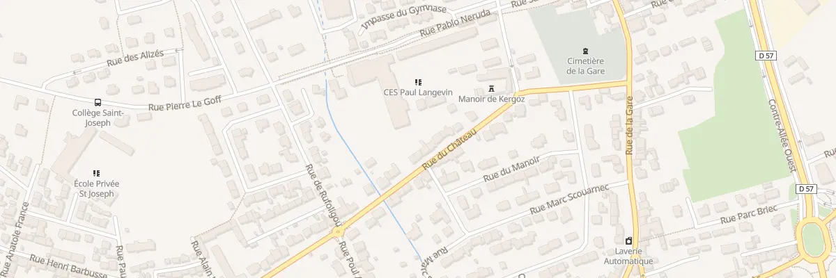 Plan du 18 Rue du Château à Guilvinec