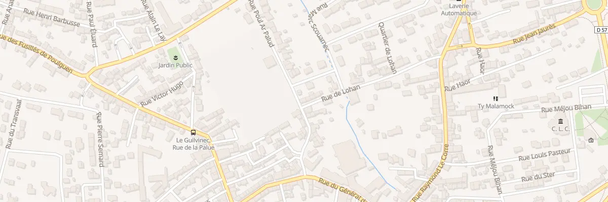 Plan du 50 Rue de Lohan à Guilvinec