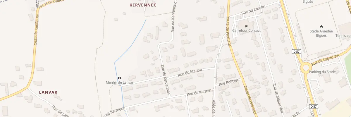 Plan du 9203F Rte de Kervennec à Guilvinec