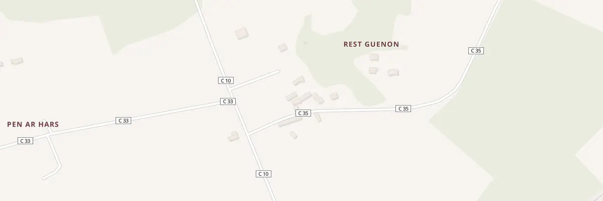 Plan du 5 Rest Guenon à Dirinon