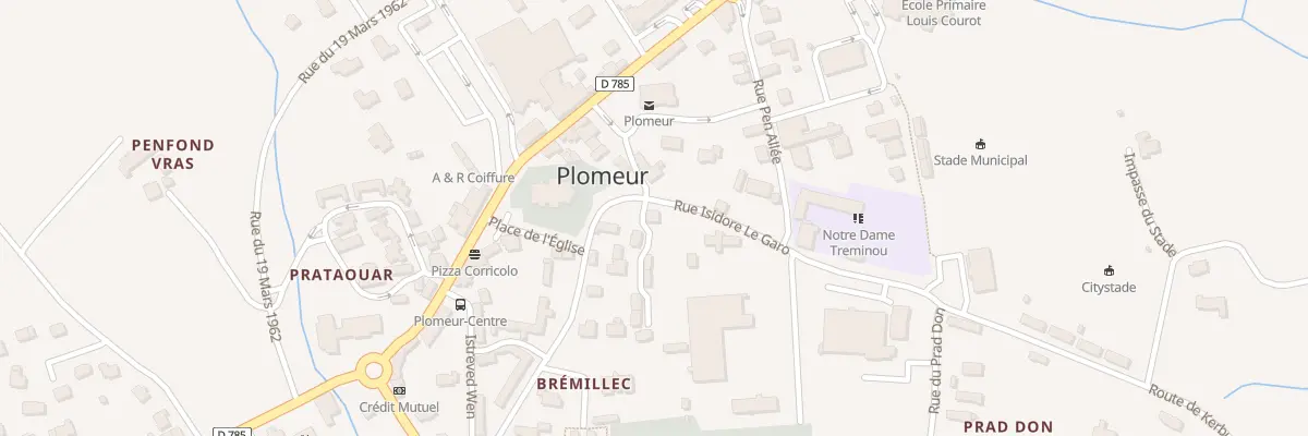 Plan du 6 Rue Isidore le Garo à Plomeur