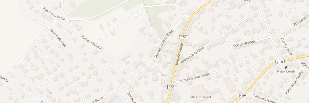 Plan du 8 Rue Croas Ar Bléon à Plonéour-Lanvern
