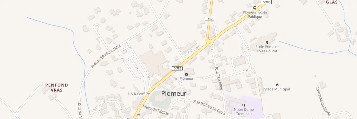 Plan du 1 Rue Mejoù An Iliz à Plomeur