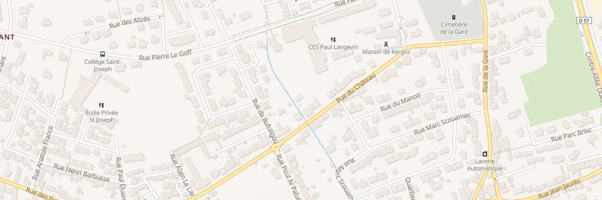Plan du 28B Rue du Château à Guilvinec
