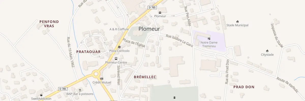 Plan du 5 All de Brémillec à Plomeur