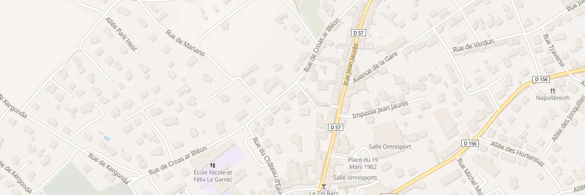 Plan du 13 Rue Croas Ar Bléon à Plonéour-Lanvern
