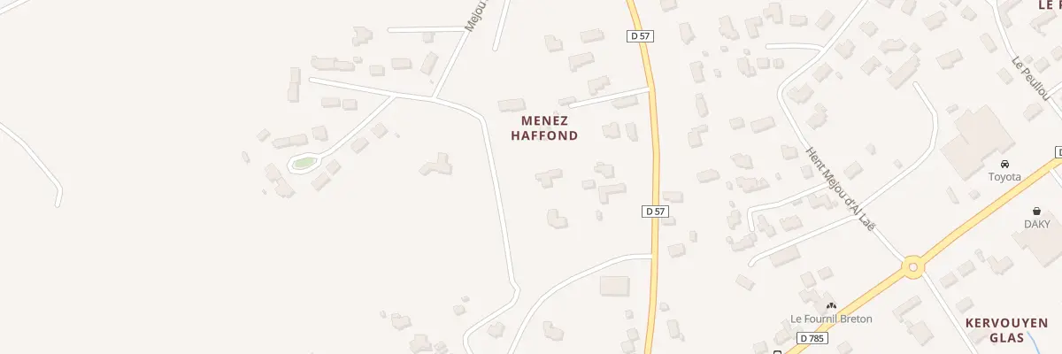 Plan du 5543 Rue Mejoù An Iliz à Plomeur