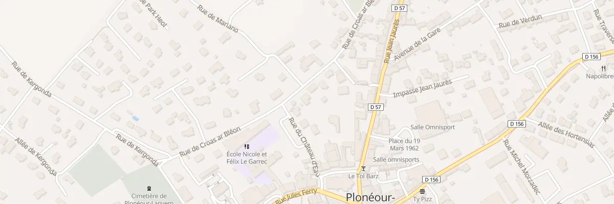 Plan du 19 Rue Croas Ar Bléon à Plonéour-Lanvern
