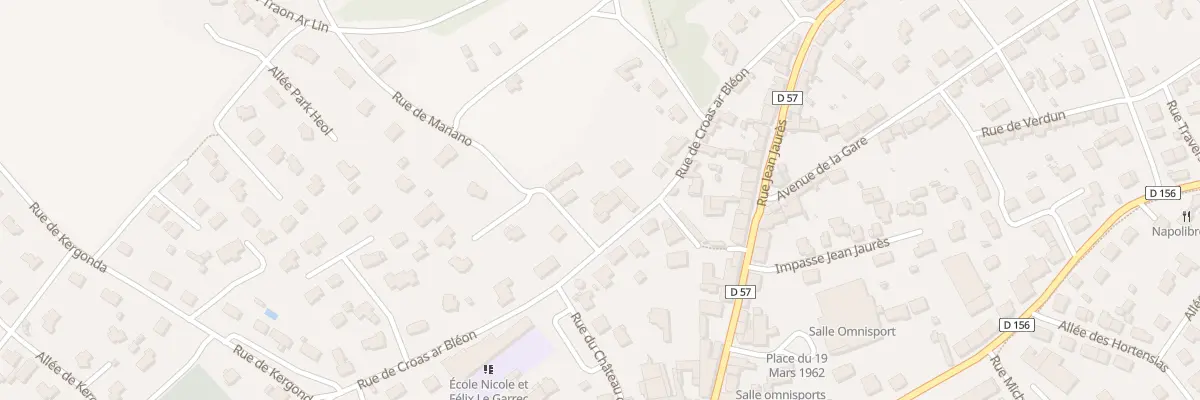 Plan du 12C Rue Croas Ar Bléon à Plonéour-Lanvern