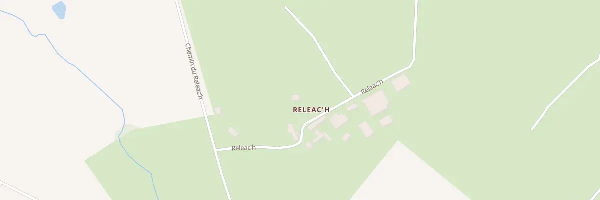 Plan du 4 Réléach à Ploudaniel