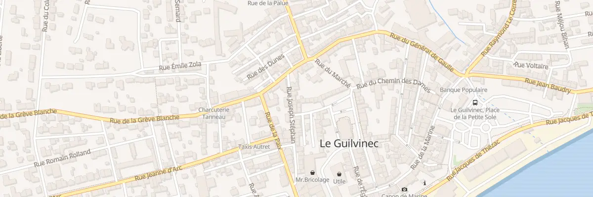 Plan du 34 Rue Joseph Stéphan à Guilvinec