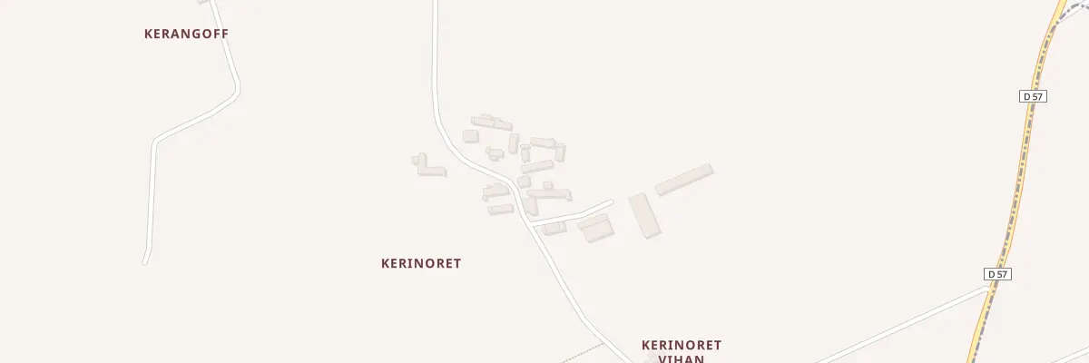 Plan du 11 Kerinoret à Peumerit