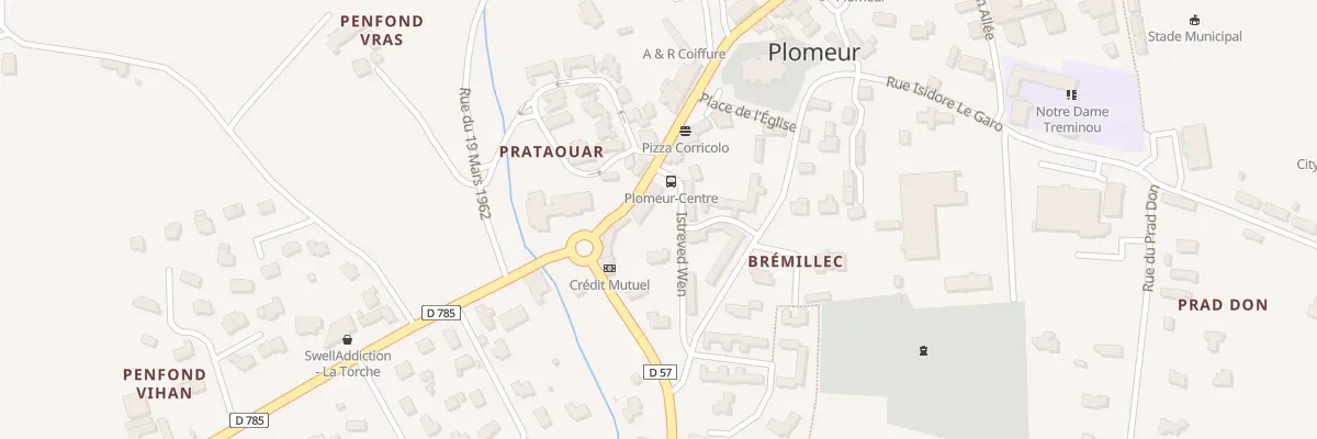 Plan du 21 Rue Louis Méhu à Plomeur