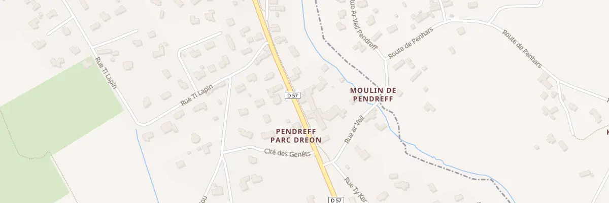 Plan du 21 Rte du Guilvinec à Plomeur