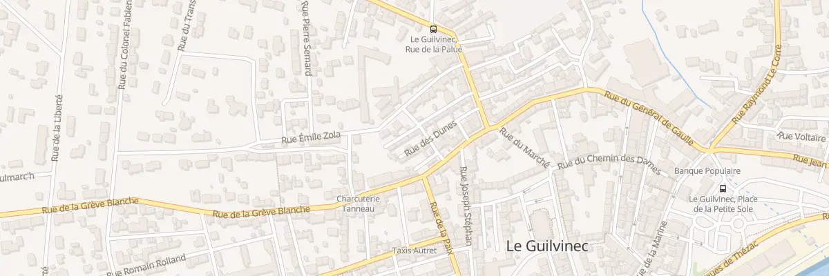 Plan du 22 Rue des Dunes à Guilvinec