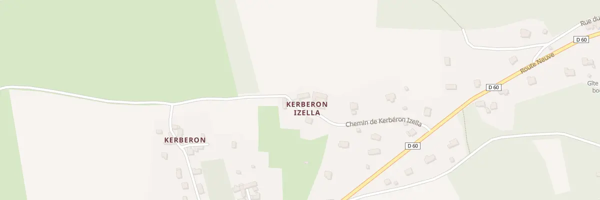 Plan du 5075 Kerberon à Landévennec