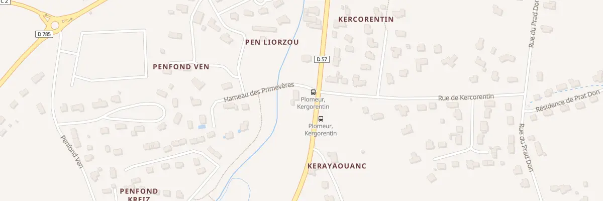 Plan du 10 Rte du Guilvinec à Plomeur