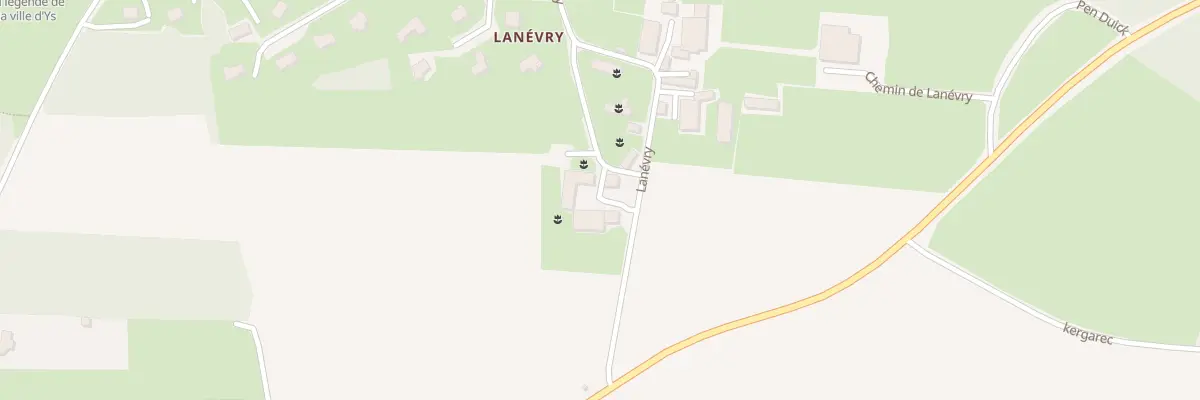 Plan du 27 Lanevry à Kerlaz
