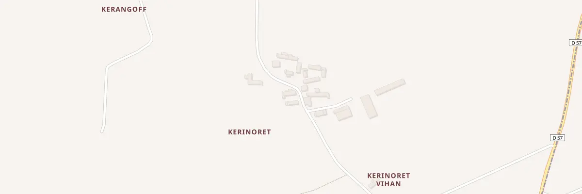 Plan du 4 Kerinoret à Peumerit