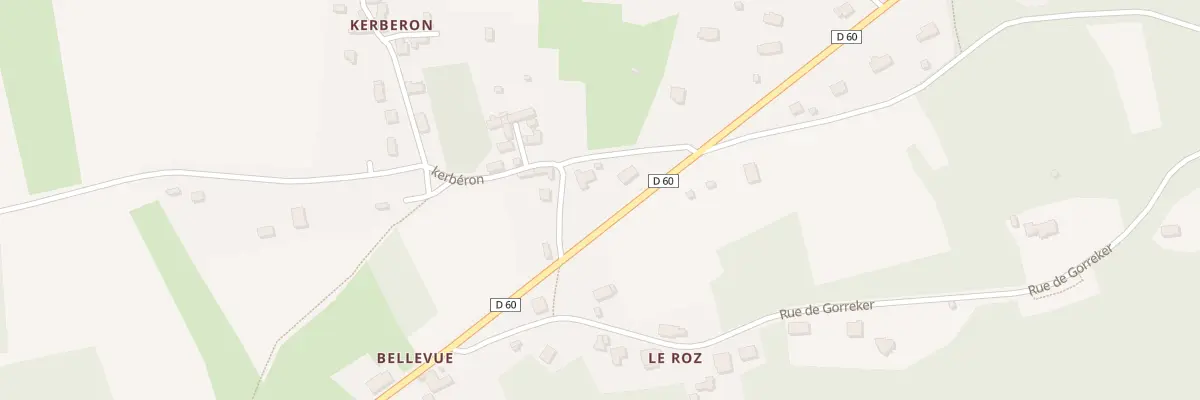 Plan du 78 Kerberon à Landévennec
