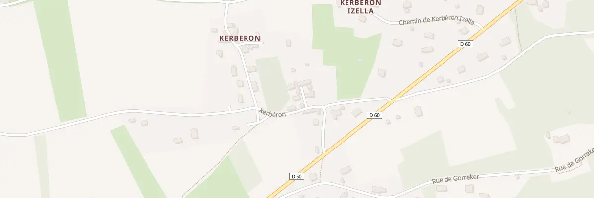 Plan du 73 Kerberon à Landévennec