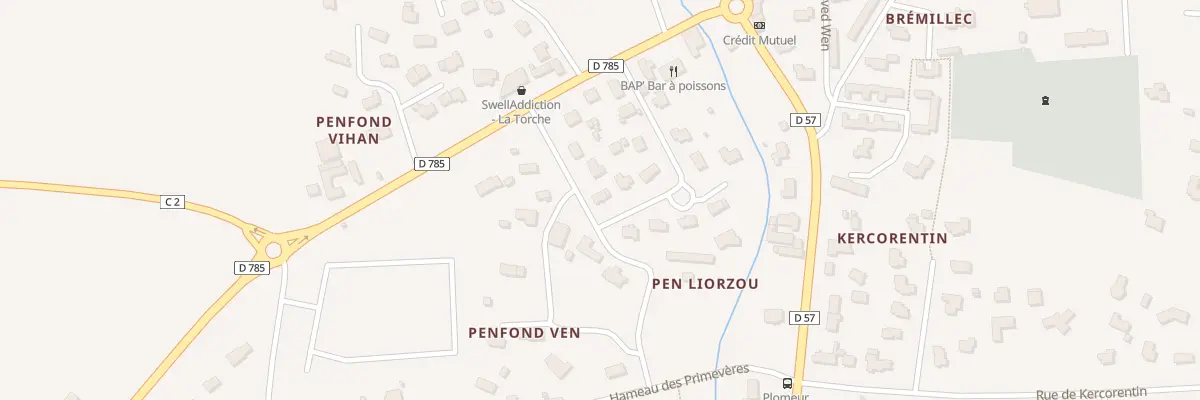 Plan du 1 Lot de Penarliorzou à Plomeur