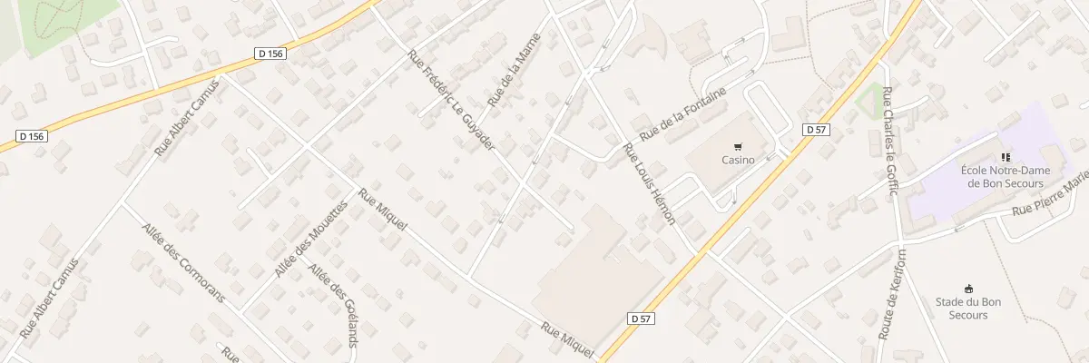 Plan du 15 Rue Francois de Chateaubriand à Plonéour-Lanvern