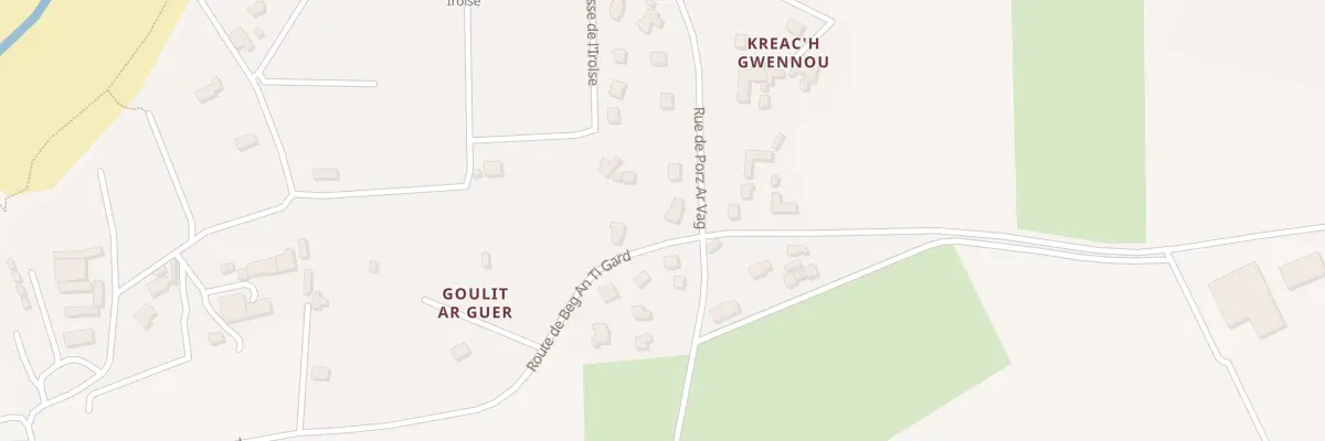 Plan du 1 Rue de Porz ar Vag à Plomodiern