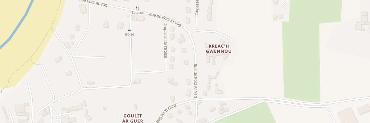 Plan du 5 Rue de Porz ar Vag à Plomodiern